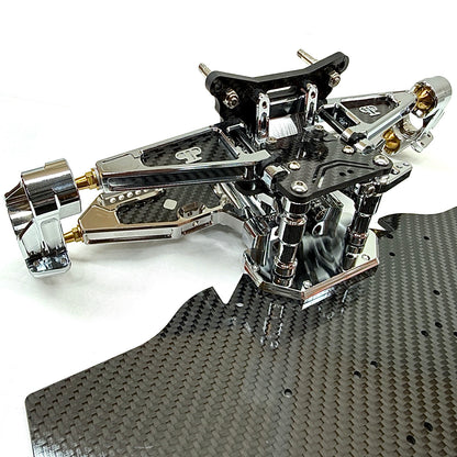 7075 Aluminum Reinforced Carbon Fiber GT Chassis For 1/7 Arrma