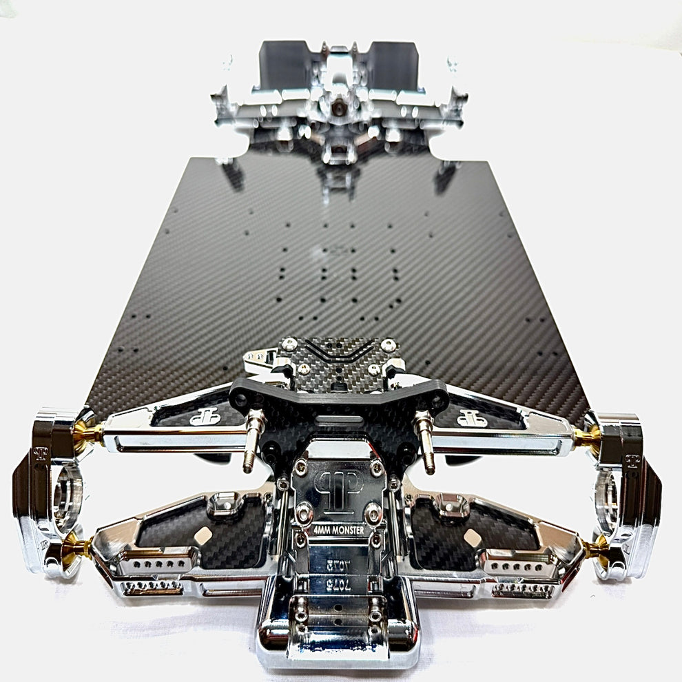 7075 Aluminum Reinforced Carbon Fiber GT Chassis For 1/7 Arrma ...