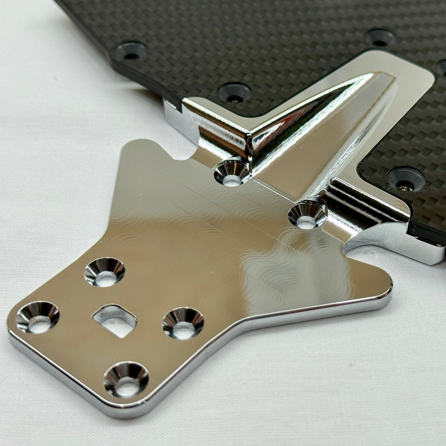 7075 Aluminum Reinforced Carbon Fiber GT Chassis For 1/7 Arrma
