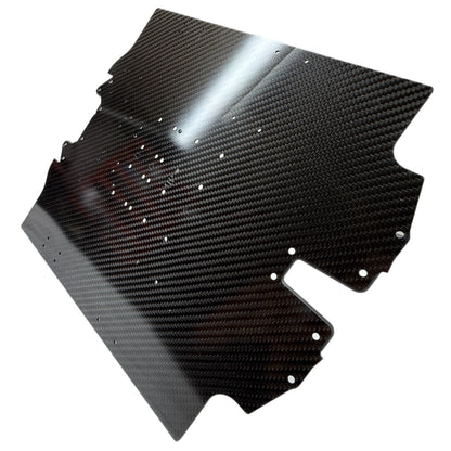 7075 Aluminum Reinforced Carbon Fiber GT Chassis For 1/7 Arrma