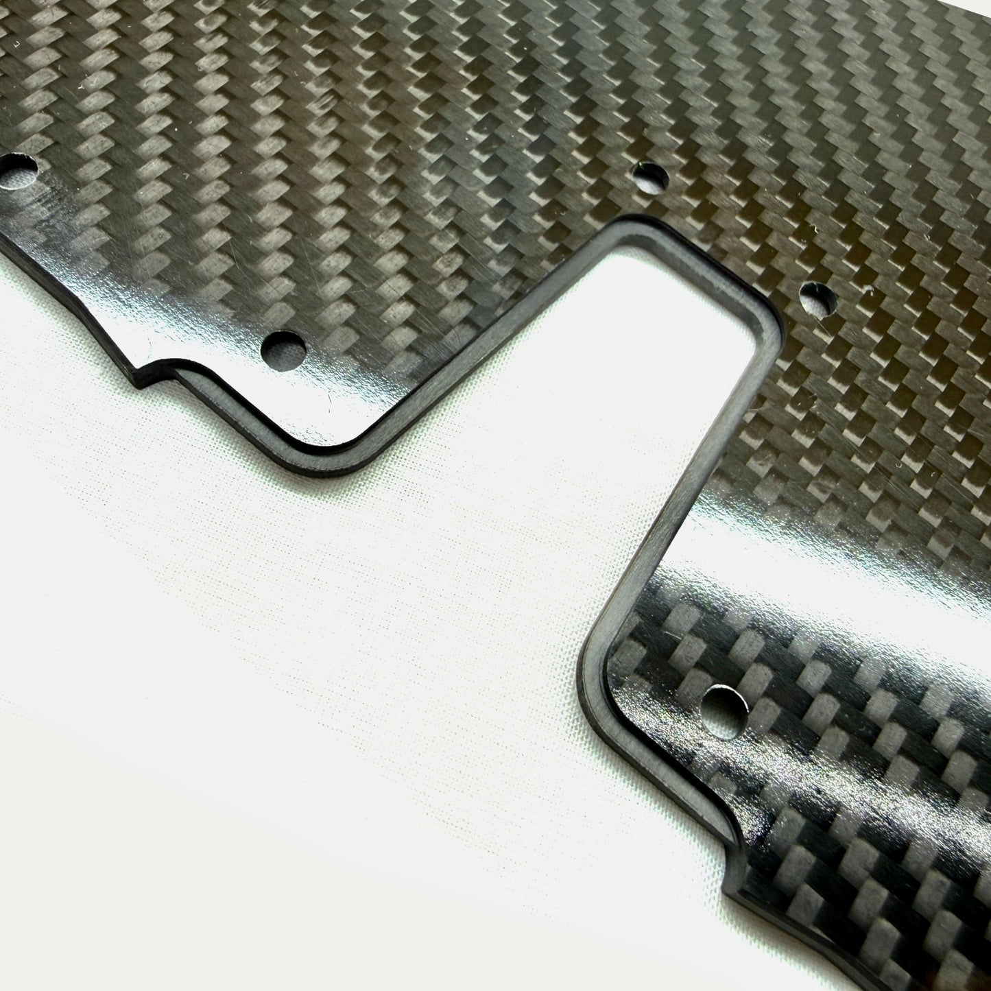7075 Aluminum Reinforced Carbon Fiber GT Chassis For 1/7 Arrma