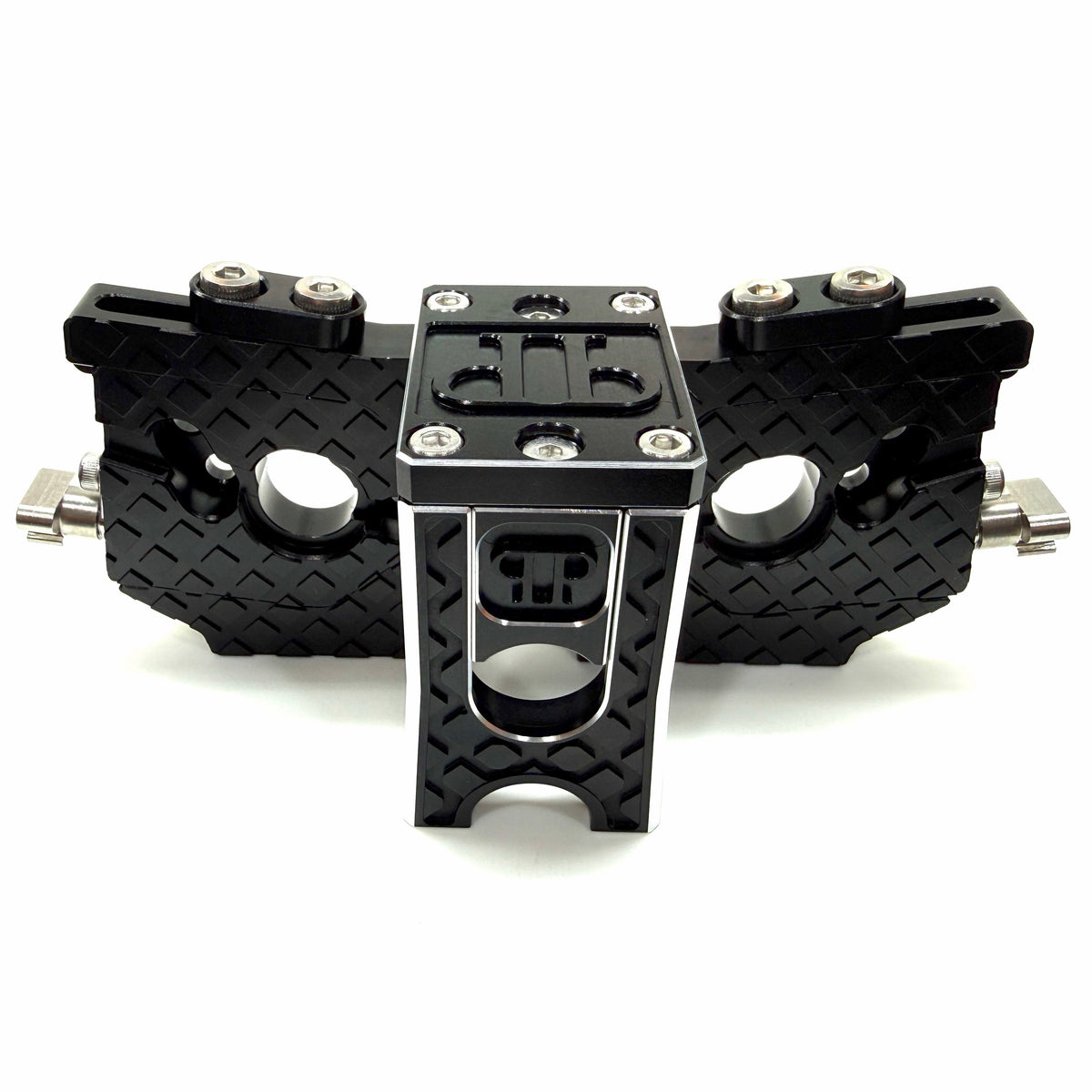 7075 Aluminum Adjustable Dual Motor Mount for ARRMA 6S / 1/7 Scale (Limitless, Infraction, Felony) – Chrome, Silver, Black