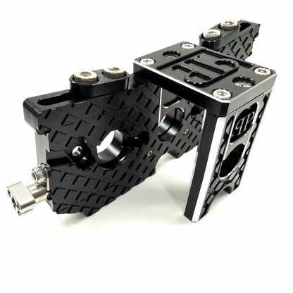 7075 Aluminum Adjustable Dual Motor Mount for ARRMA 6S / 1/7 Scale (Limitless, Infraction, Felony) – Chrome, Silver, Black