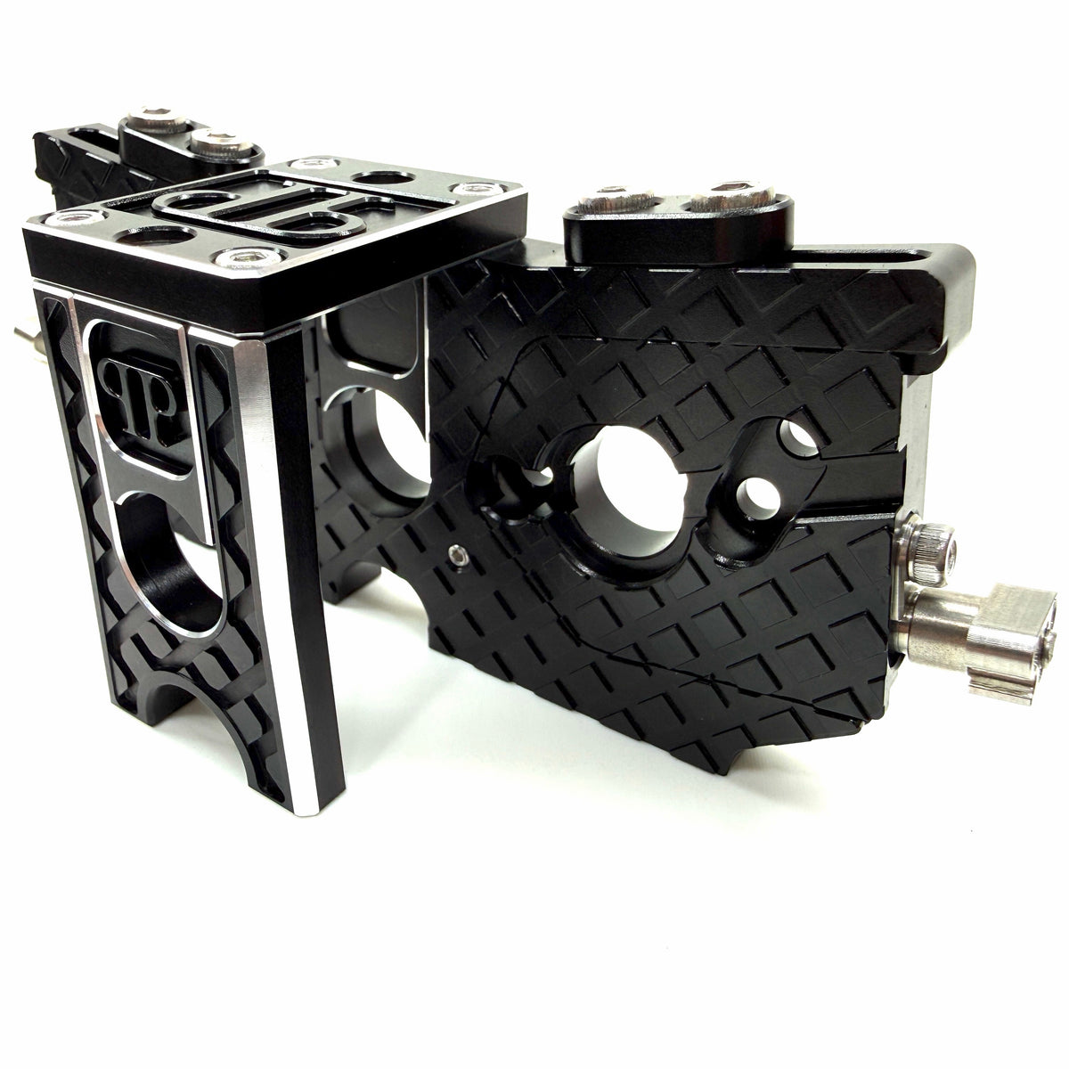 7075 Aluminum Adjustable Dual Motor Mount for ARRMA 6S / 1/7 Scale (Limitless, Infraction, Felony) – Chrome, Silver, Black