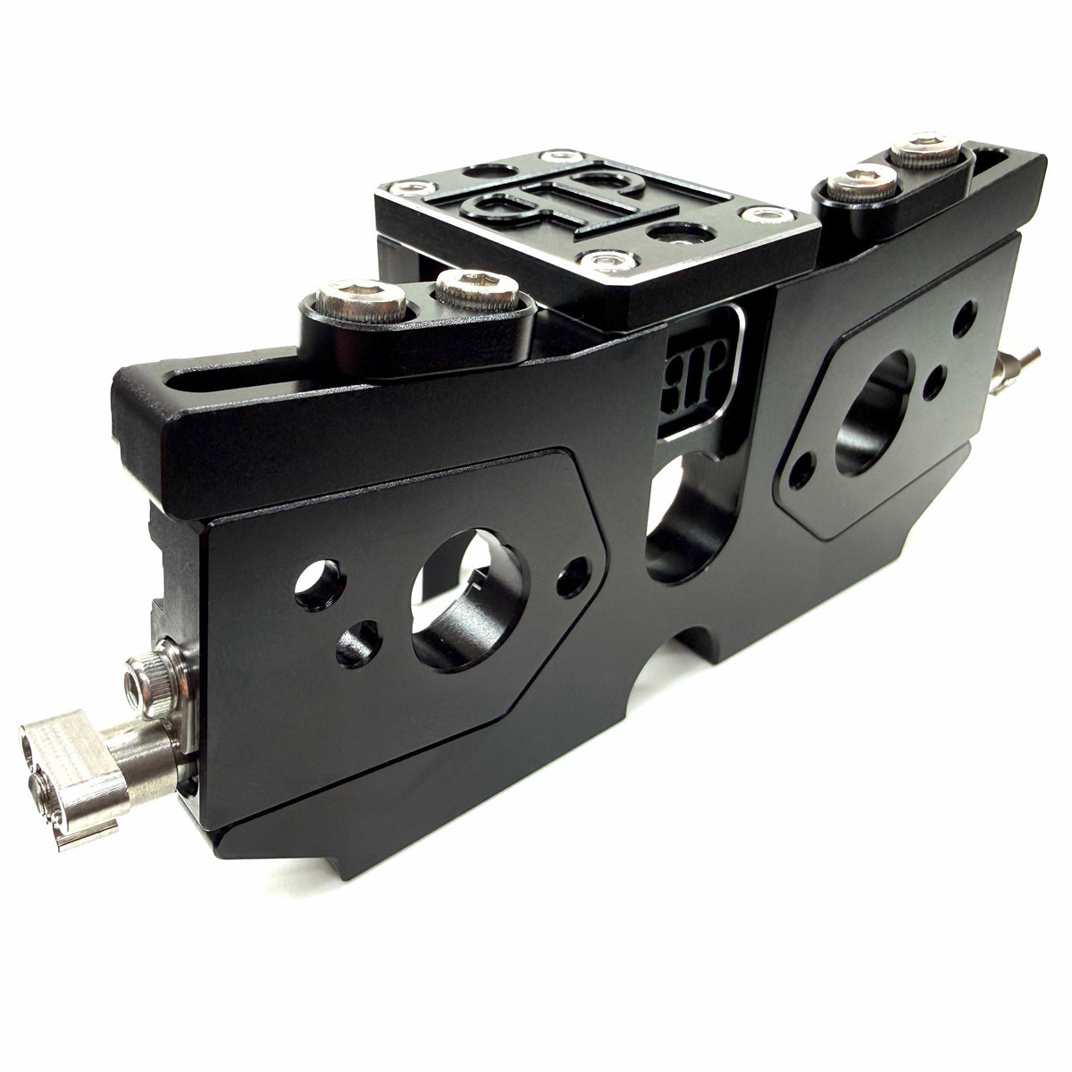 7075 Aluminum Adjustable Dual Motor Mount for ARRMA 6S / 1/7 Scale (Limitless, Infraction, Felony) – Chrome, Silver, Black