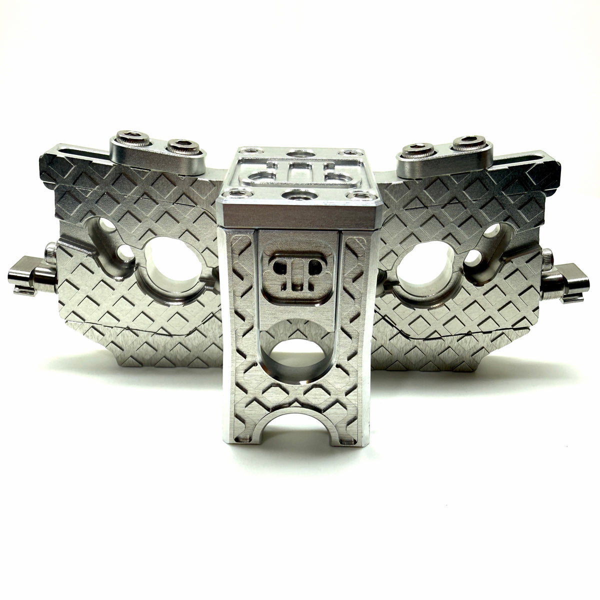 7075 Aluminum Adjustable Dual Motor Mount for ARRMA 6S / 1/7 Scale (Limitless, Infraction, Felony) – Chrome, Silver, Black