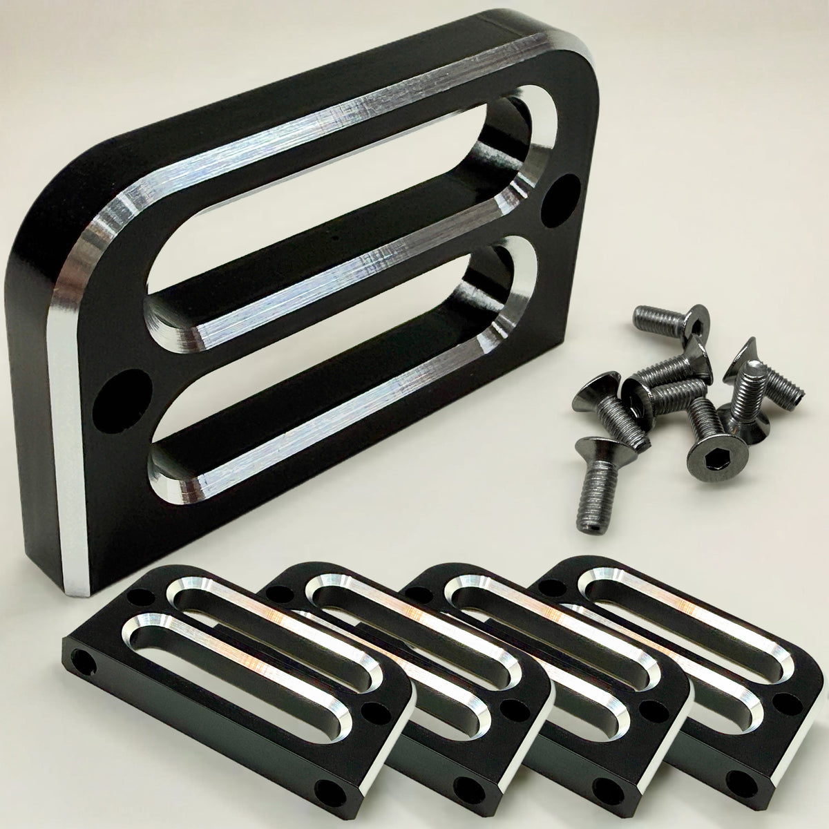 7075 Aluminum Battery Strap Mount KIt For RC Car (4pc)