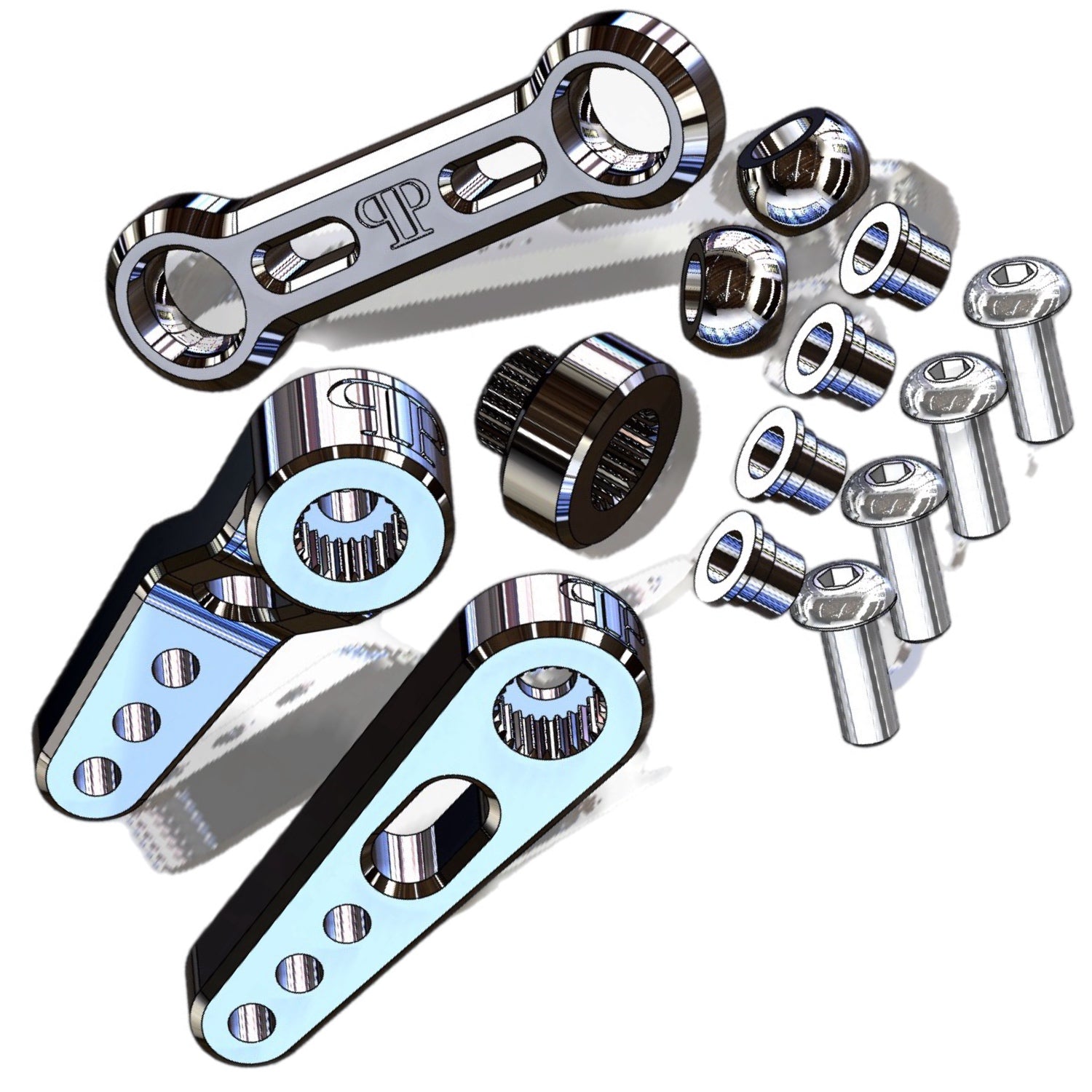 25T Adjustable Servo Horn Set – 7075 Aluminum | Perfect Pass RC