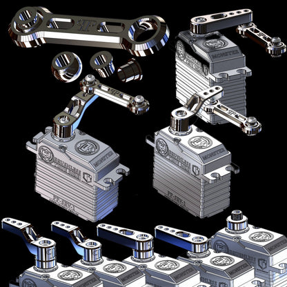 Perfect Pass RC Adjustable Servo Horn Set (25T) For Arrma 1/8 & 1/7 Scale Platfoms