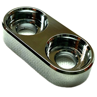 7075 Aluminum Adjustable Dual Motor Mount for ARRMA 6S / 1/7 Scale (Limitless, Infraction, Felony) – Chrome, Silver, Black