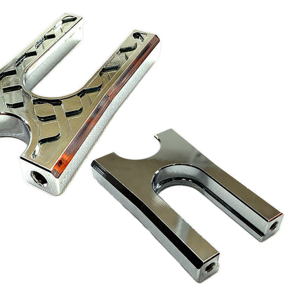 7075 Aluminum Adjustable Dual Motor Mount for ARRMA 6S / 1/7 Scale (Limitless, Infraction, Felony) – Chrome, Silver, Black