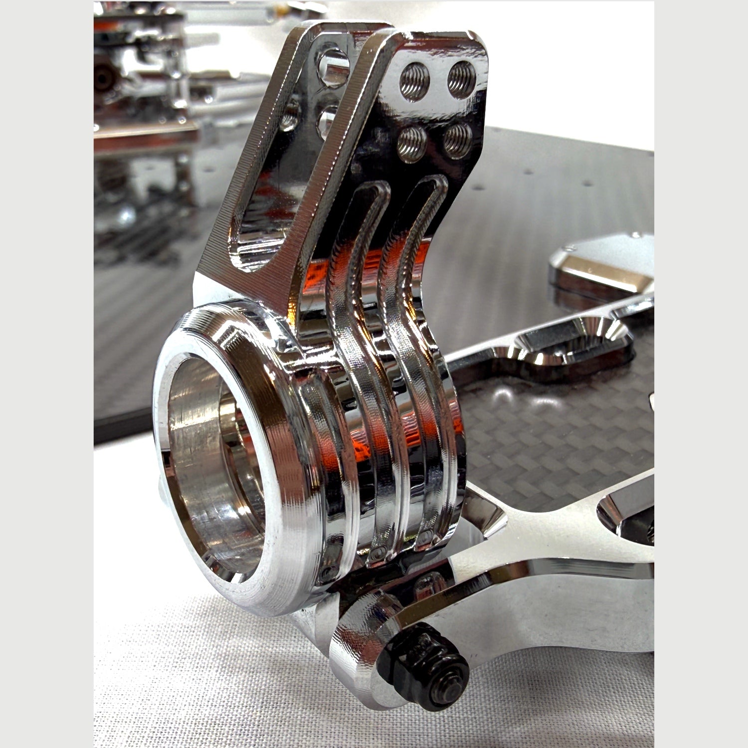 Perfect Pass RC 7075 Steering Knuckle & Rear Hub Carrier Set for ARRMA
