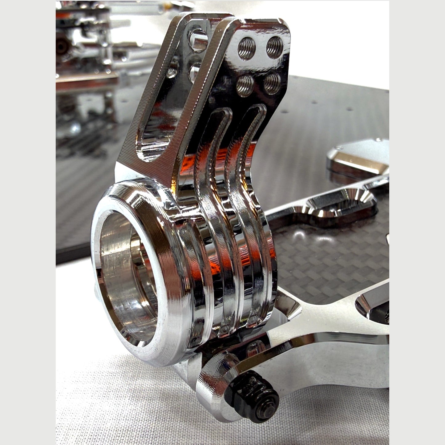 Perfect Pass RC 7075 Steering Knuckle & Rear Hub Carrier Set for ARRMA 6S & 1/7
