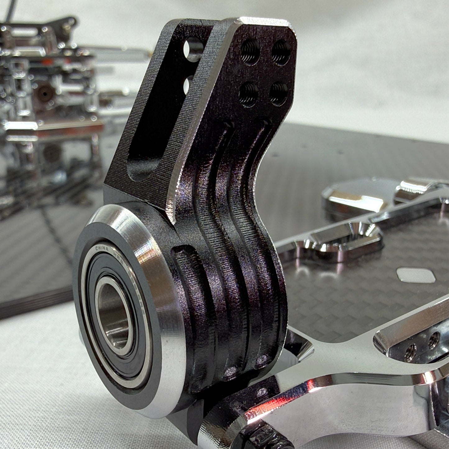 Perfect Pass RC 7075 Steering Knuckle & Rear Hub Carrier Set for ARRMA 6S & 1/7