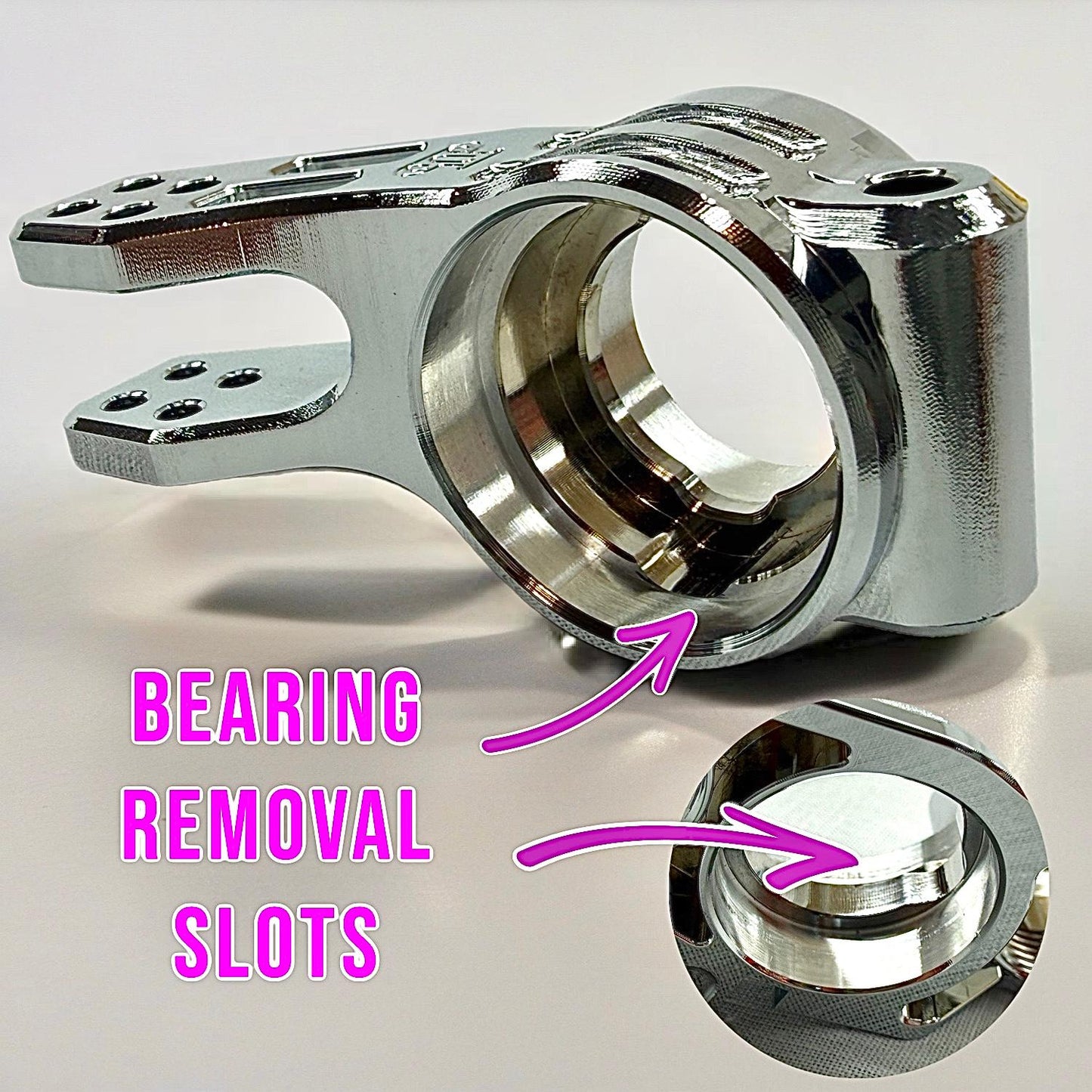 Perfect Pass RC 7075 Steering Knuckle & Rear Hub Carrier Set for ARRMA 6S & 1/7