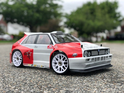 LANCIA DELTA INTEGRALE 1/8 SCALE GT CLEAR RC CAR BODY - 0109