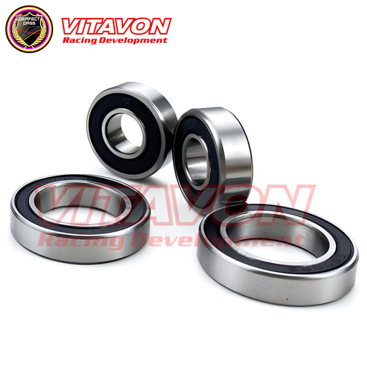 Oversized Bearings 24X15X5mm And 19X8X6mm For Vitavon Arrma 6S Hubs