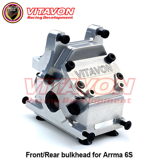 Vitavon CNC 7075 Aluminum Front Or Rear Bulkhead For Arrma 6S