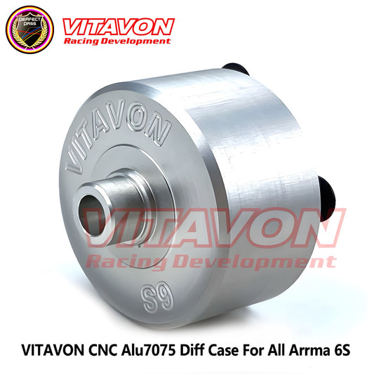 Vitavon CNC 7075 Aluminum Diff Housing 31mm For All Arrma 6S (NOT EXB)