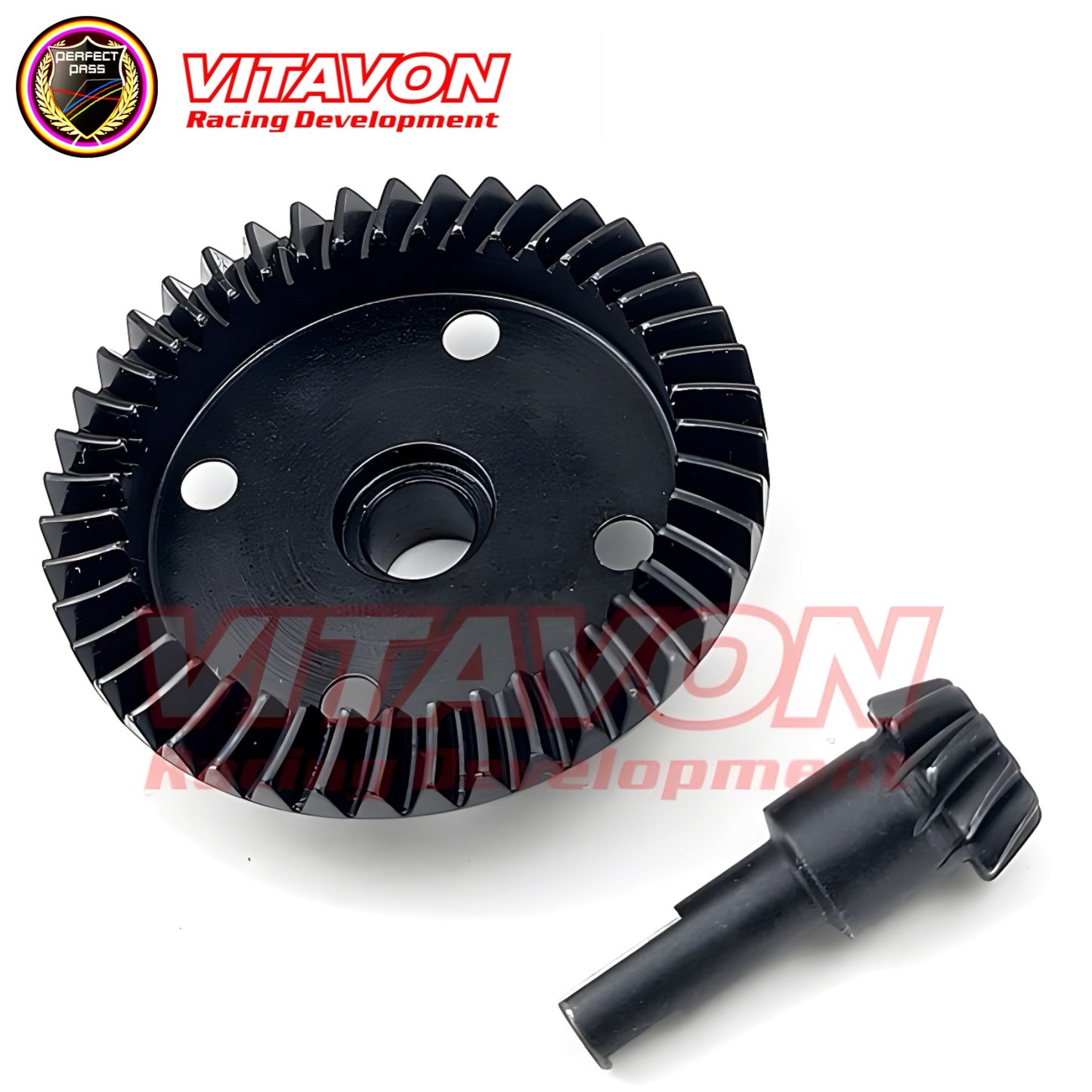 Vitavon Heavy Duty Steel Pinion & Ring Gears 43/10T For Arrma 6S EXB 29mm Diff Case