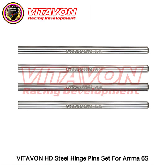 Vitavon Heavy Duty Steel Hinge Pins Set For All Arrma 6S