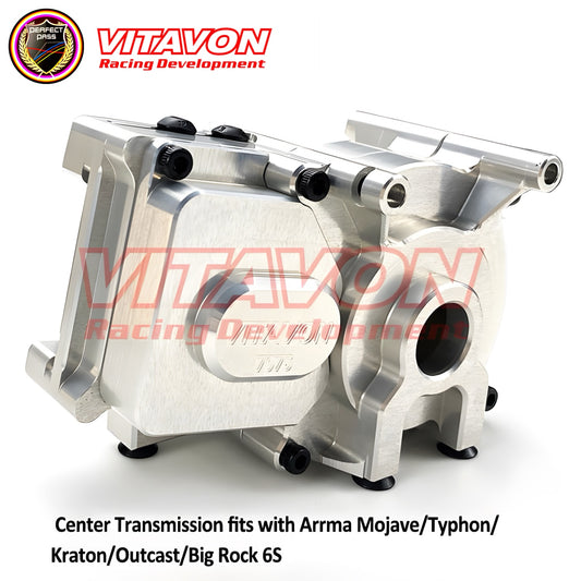 Vitavon CNC 7075 Aluminum Center Transmission Case / Motor Mount For Arrma 6S