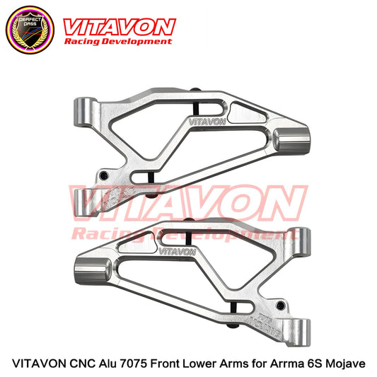 Vitavon CNC 7075 Aluminum Front Lower Arms For Arrma Mojave 6S