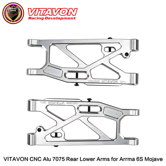 Vitavon CNC 7075 Aluminum Rear Lower Arms For Arrma Mojave 6S