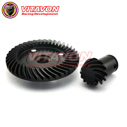 Vitavon Heavy Duty Steel Ring & Pinion Gear Set 12/39T For Arrma Kraton 8S Outcast 8S