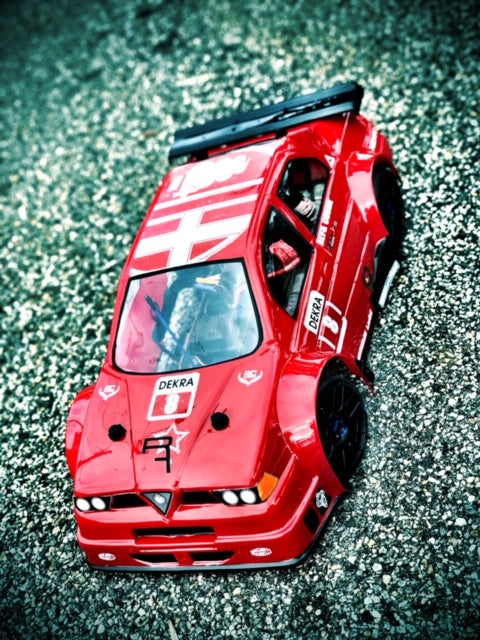 ALFA ROMEO DTM 1/8 SCALE CLEAR RC CAR BODY - 0154