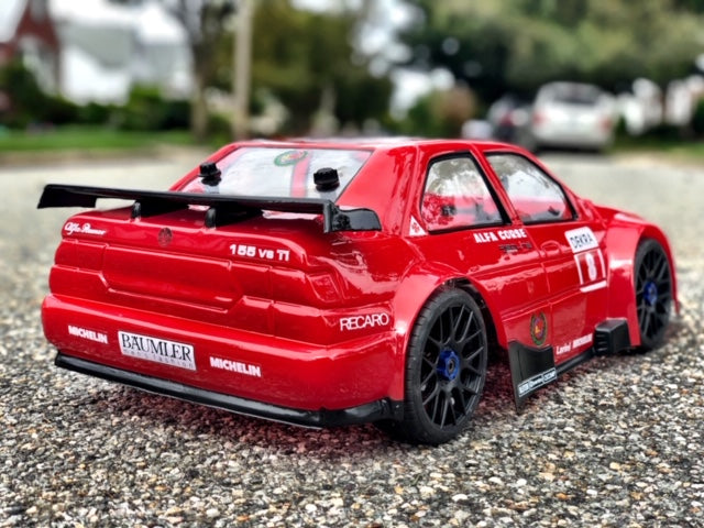 ALFA ROMEO DTM 1/8 SCALE CLEAR RC CAR BODY - 0154