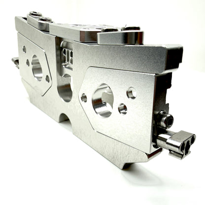 7075 Aluminum Adjustable Dual Motor Mount for ARRMA 6S / 1/7 Scale (Limitless, Infraction, Felony) – Chrome, Silver, Black