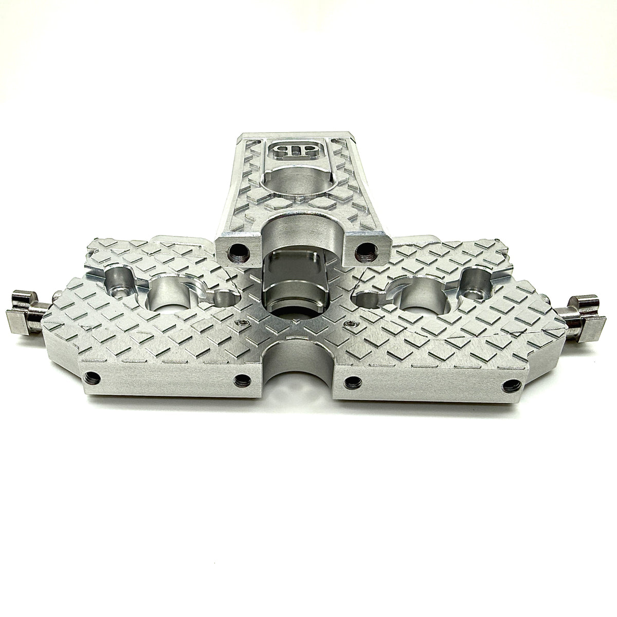 7075 Aluminum Adjustable Dual Motor Mount for ARRMA 6S / 1/7 Scale (Limitless, Infraction, Felony) – Chrome, Silver, Black