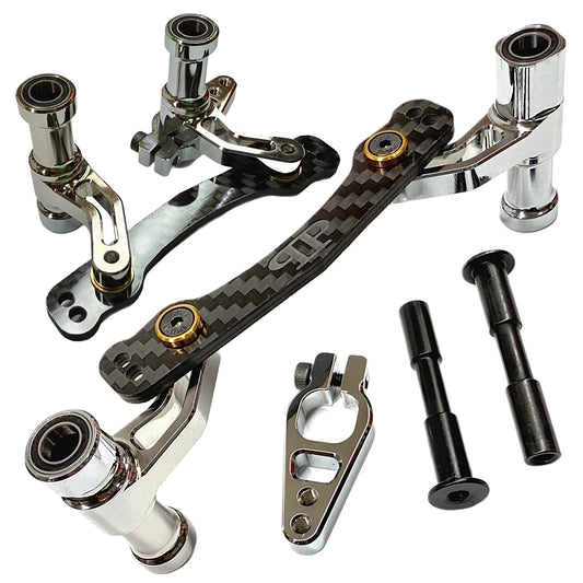 7075 Aluminum & Carbon Fiber Steering Assembly for Arrma 6S / 1/7 (Kraton, Limitless, Infraction)