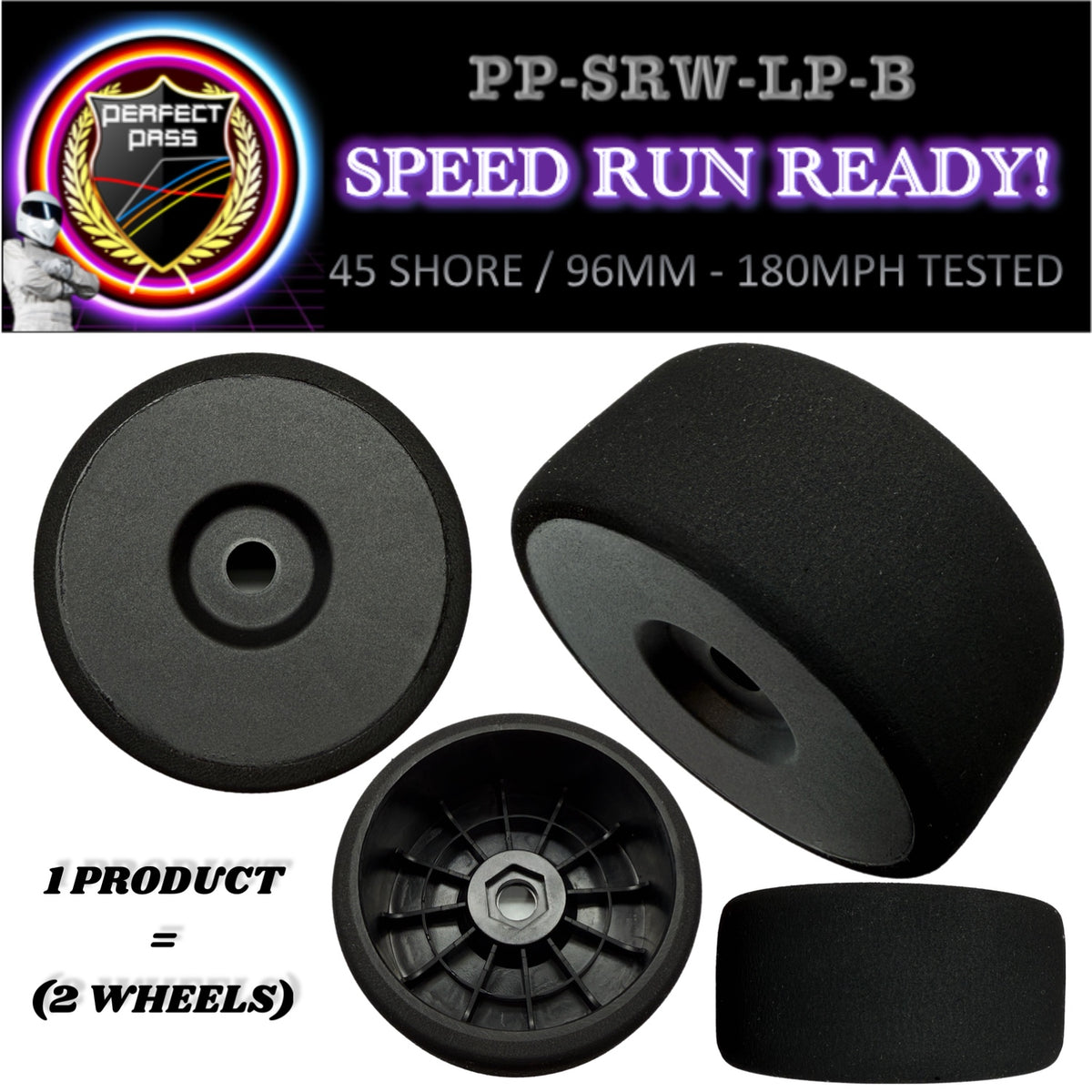 Perfect Pass RC GT Wheels 17MM HEX - SPEED RUN READY