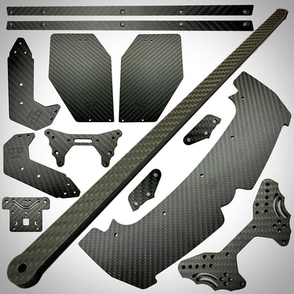 Carbon Fiber Kit for Arrma Limitless & Infraction — Matte • Glossy • Forged