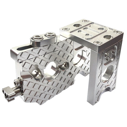 7075 Aluminum Adjustable Motor Mount for ARRMA 6S / 1/7 Scale (Limitless, Infraction, Felony) – Chrome, Silver, Black