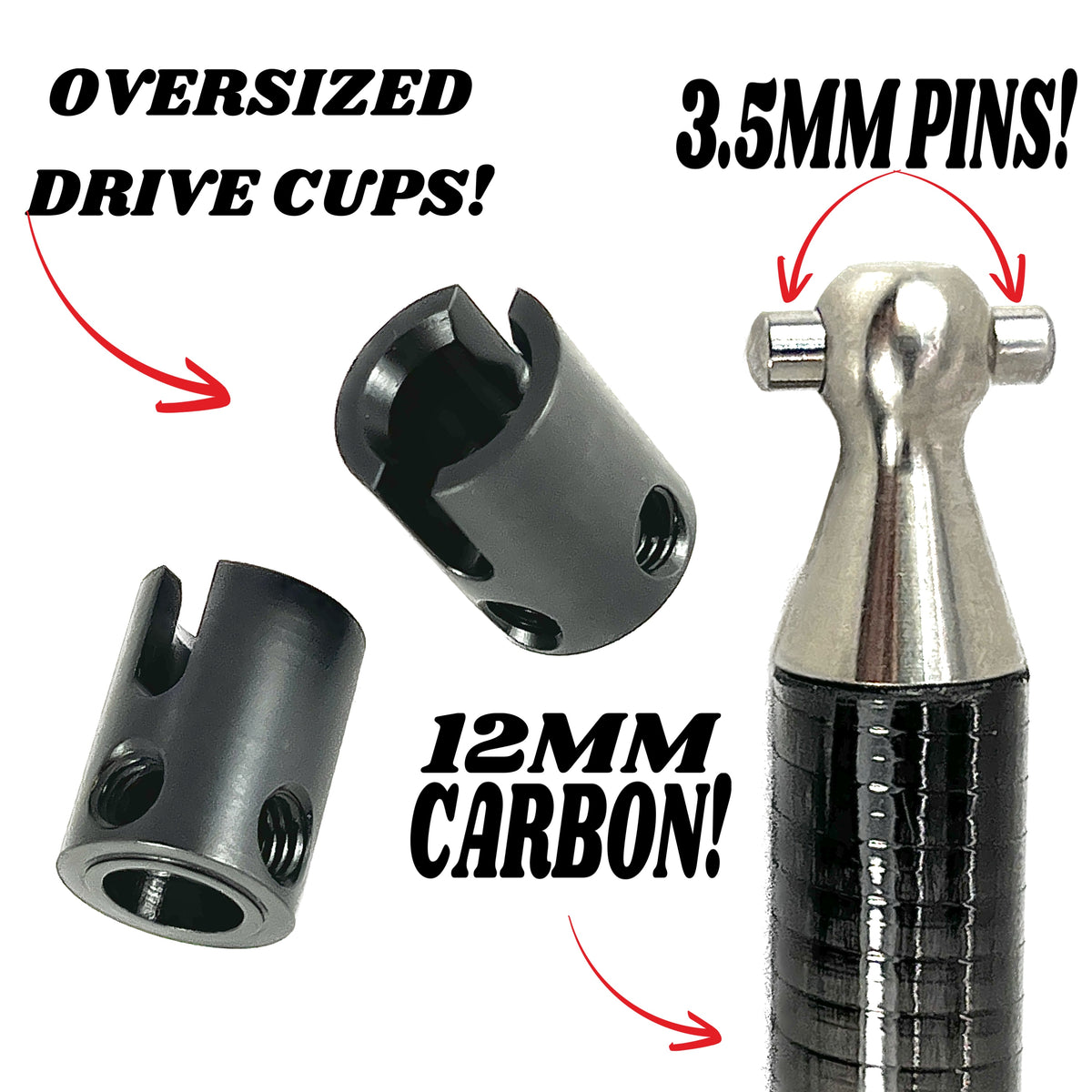 Ultimate Driveshaft Kit for Hobao VTE2 PERFECT PASS