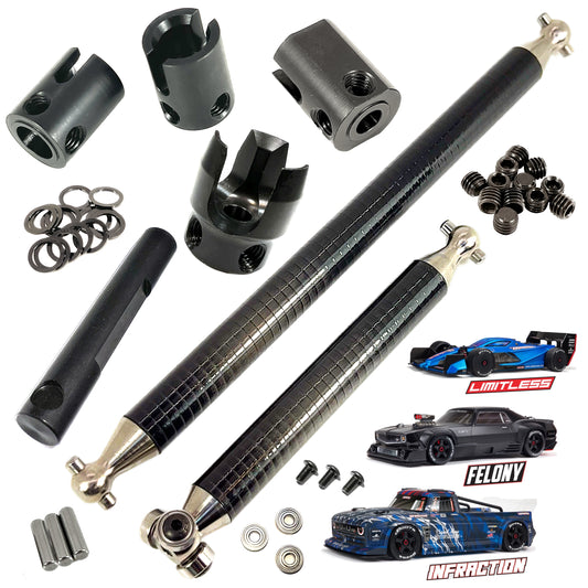 Ultimate Driveshaft Kit for Arrma Infraction Arrma Felony Arrma Limitless V1