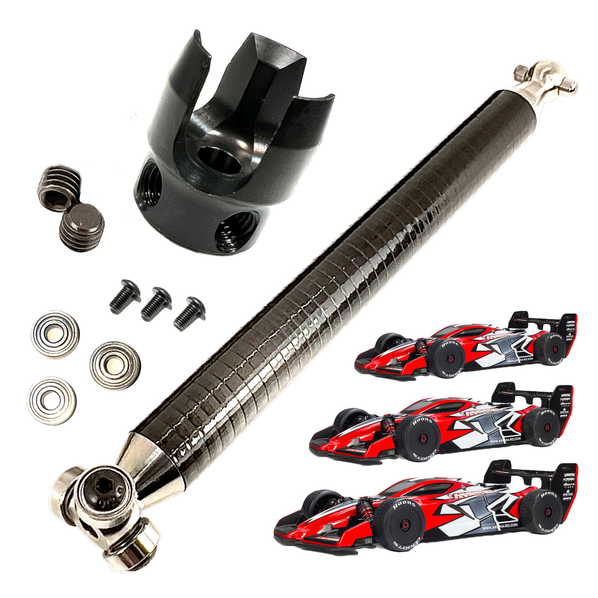Ultimate Front Driveshaft AddOn for Arrma Limitless V2 PERFECT PASS