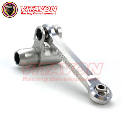 Vitavon 7075 Aluminum Servo Horn & Steering Link For X-MAXX XRT 25T Stock Servo Spline