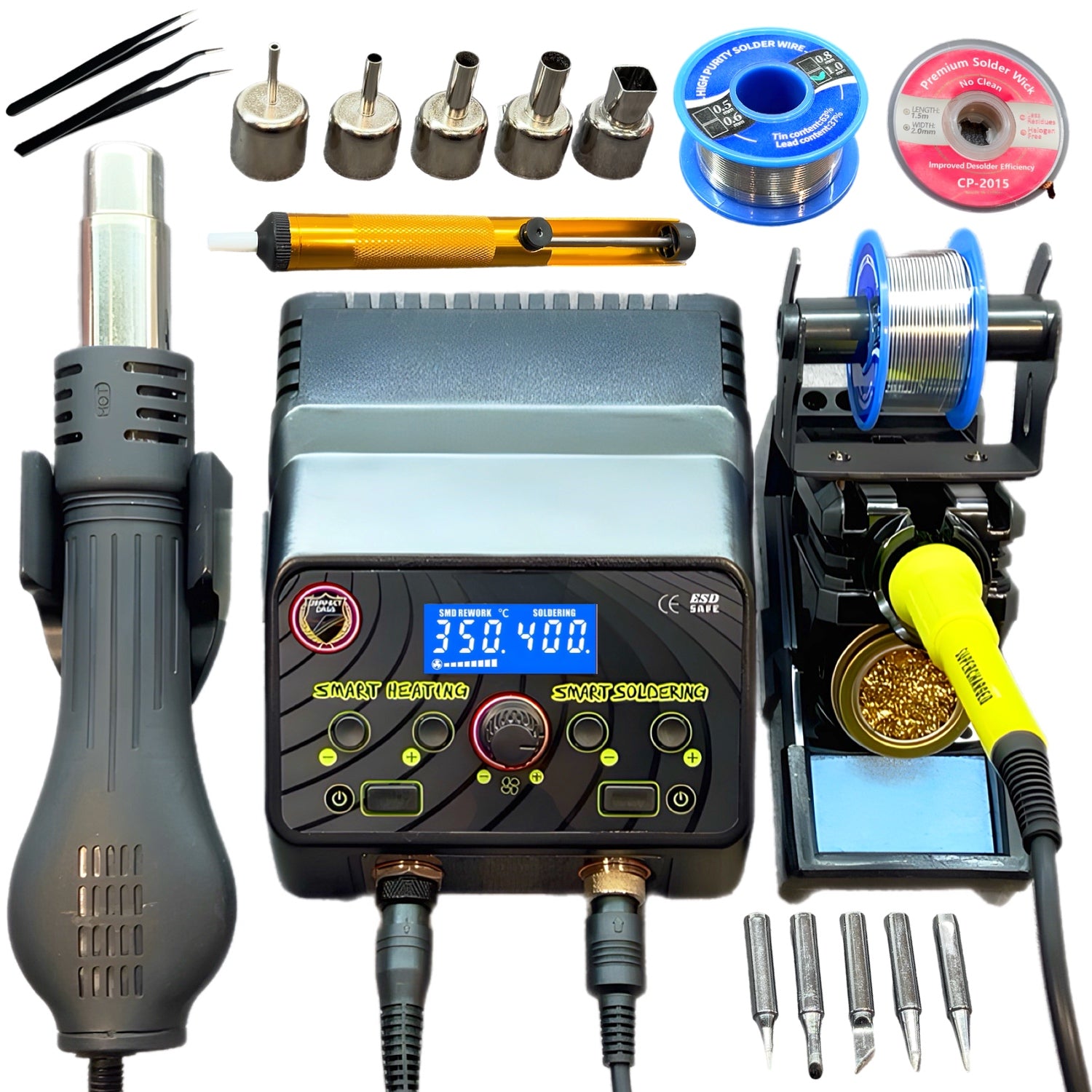 Professional Soldering Station & Rework Kit – Full Set for Electronics ...