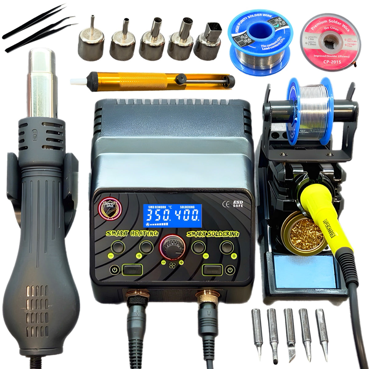 X400 Rework Kit Professional Soldering Station & Rework Kit – Full Set for Electronics ...