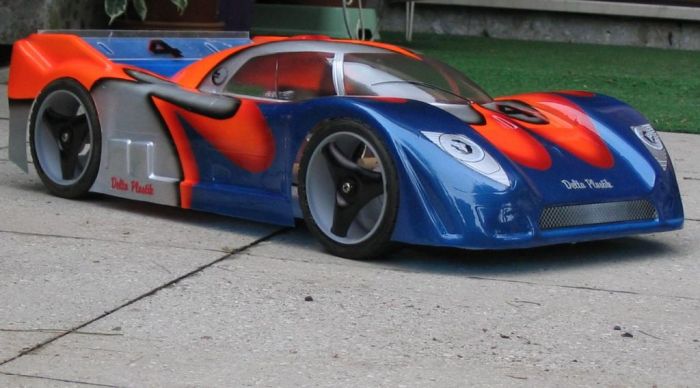 JAG XRS 1/8 SCALE GT SPEED RUN RC CAR BODY - 0118