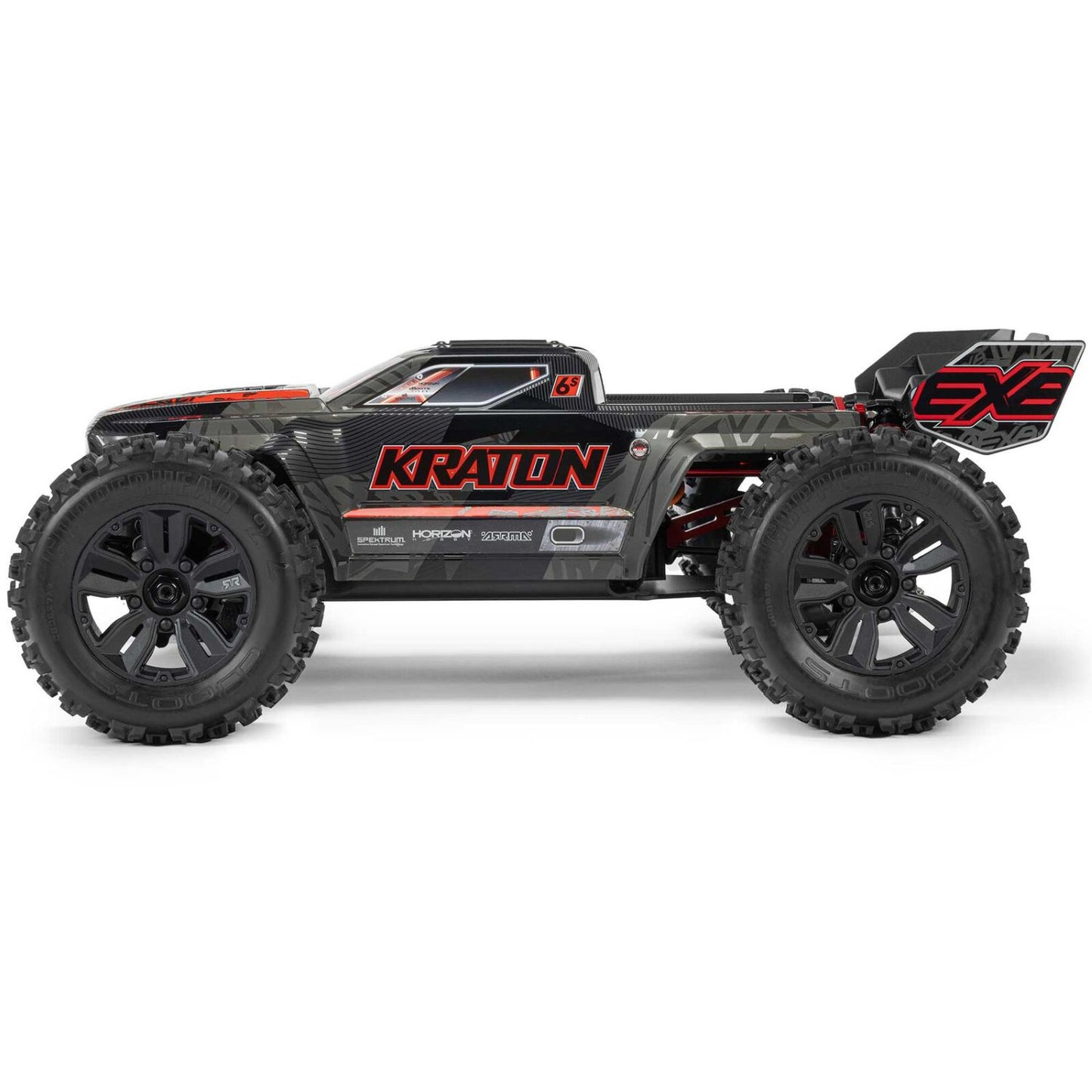 1/8 ARRMA KRATON 6S EXB 4X4 RTR Brushless Speed Truck - Black and red remote control monster truck 