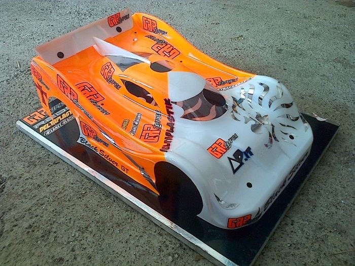 Delta Plastik N147s- Dome 2013 8th Scale GT RC Car Speed Run Body