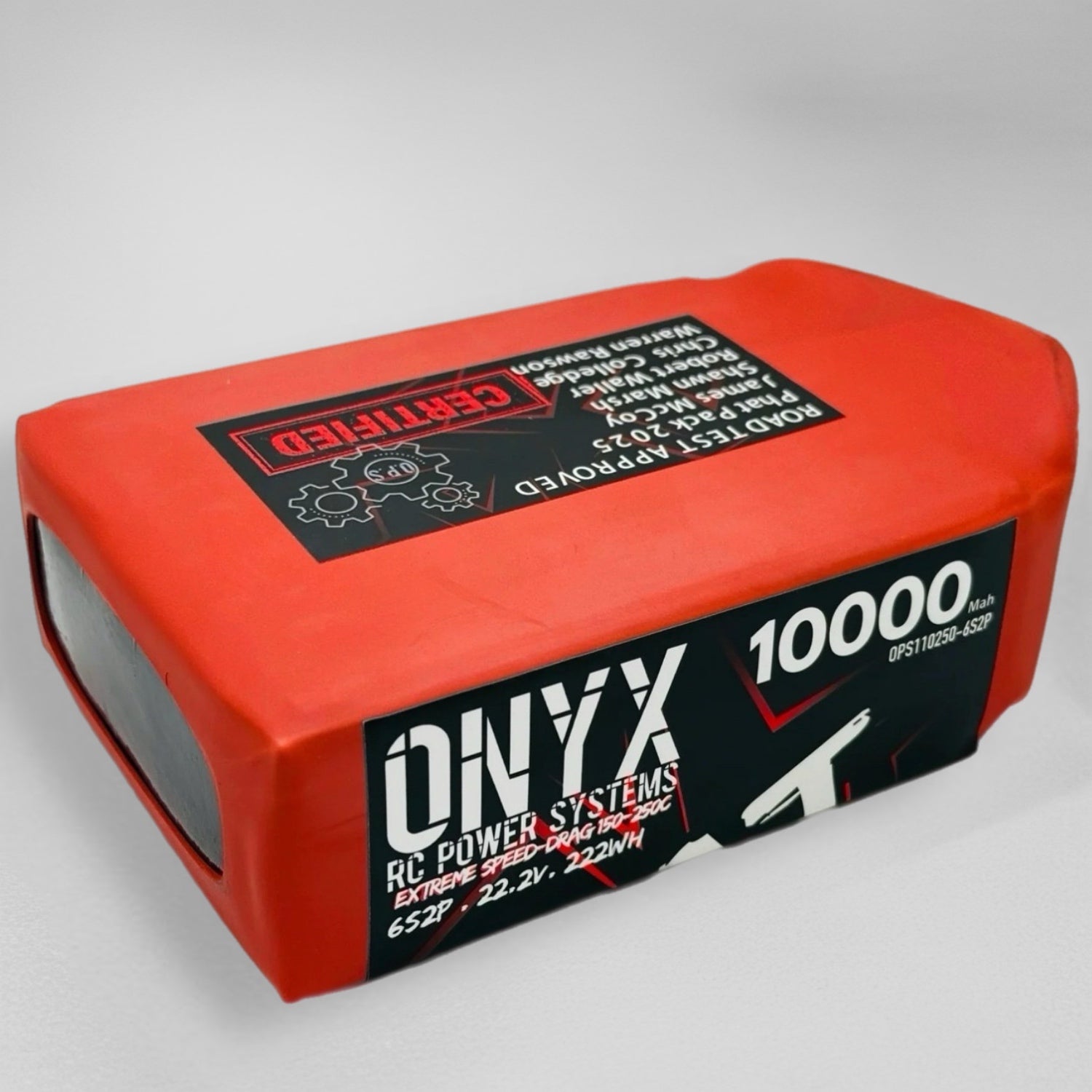 ONYX PHAT PACK 6S2P LiPo Battery - red cover