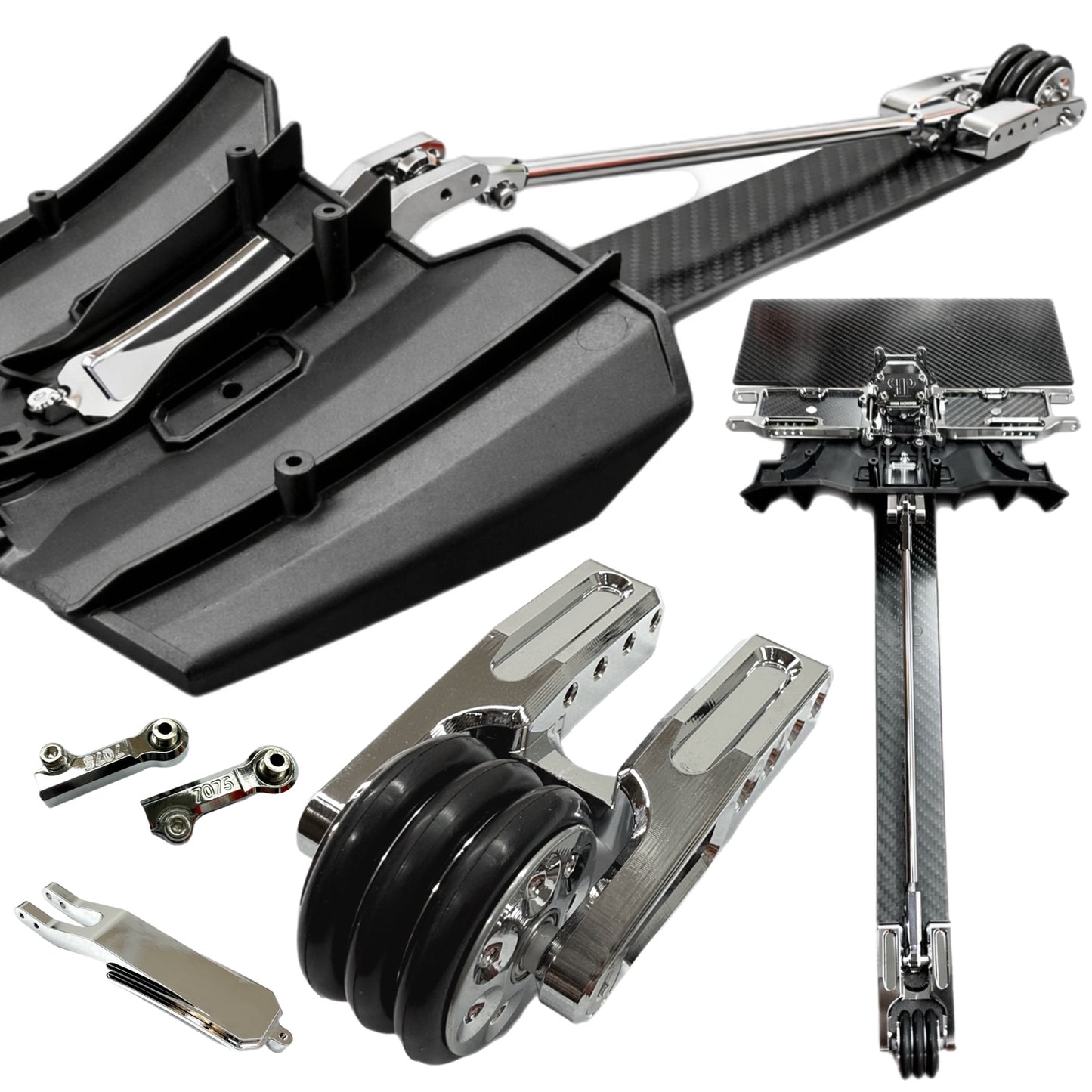 Perfect Pass RC Wheelie Bar for ARRMA 1/7 Limitless, Infraction, Felony Drag Racing