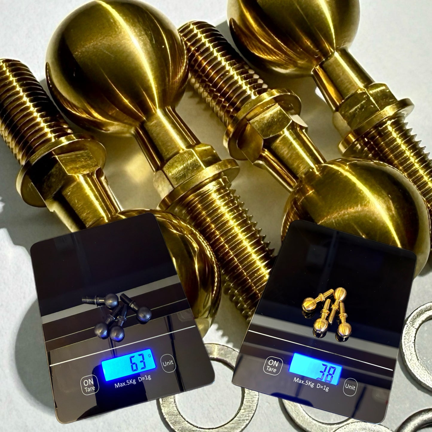 Titanium Pivot Balls For Arrma 6S & 1/7 Scale