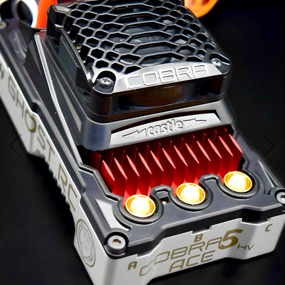 Castle Creations Ghost RC Perfect Pass RC Cobra 5 ACE HV & 2028 1700KV Motor Combo
